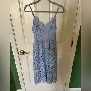 ASTR the label midi lace dress